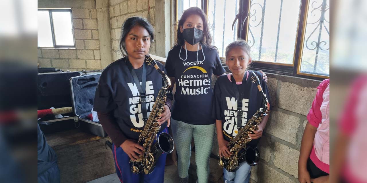 Buscan rescatar la música chontal en San Matías Petacaltepec, Yautepec