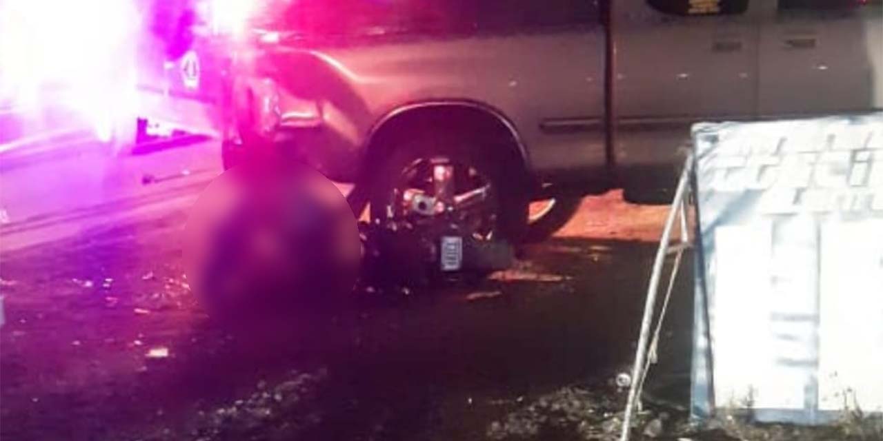 Fallece motociclista tras accidente en Huajuapan