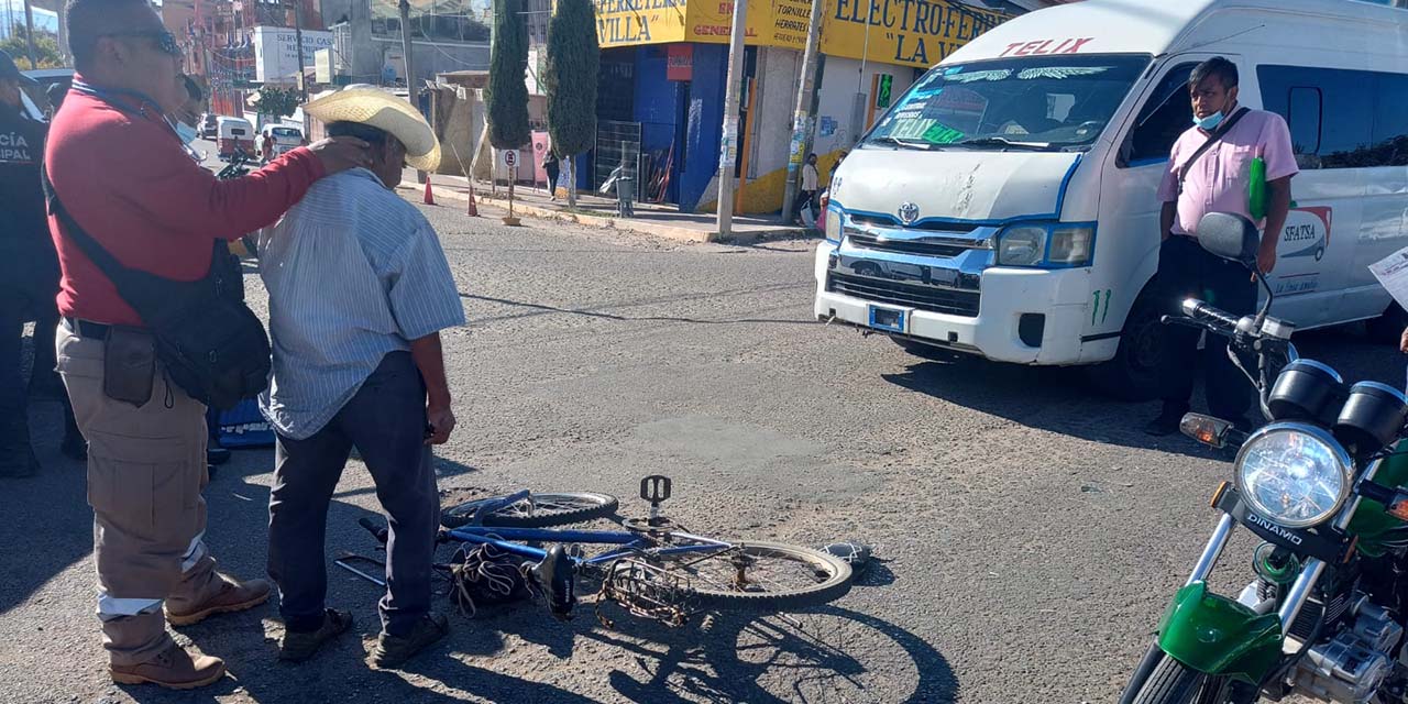 Atropellan a adulto mayor en su bicicleta | El Imparcial de Oaxaca