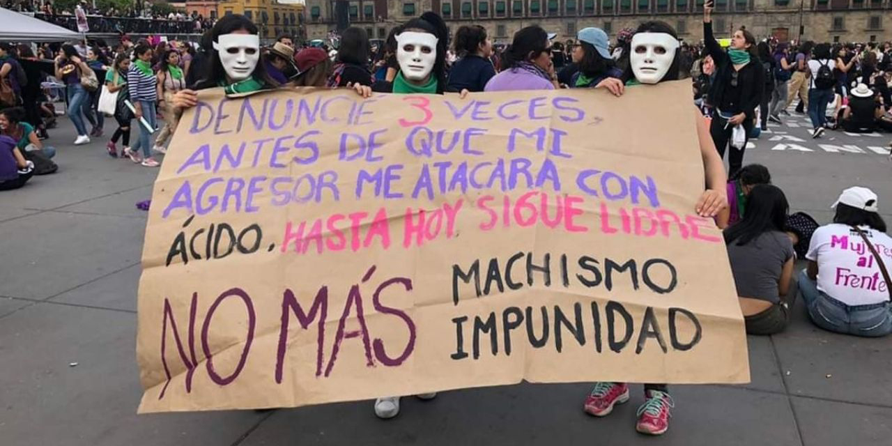 Mujeres sobrevivientes a ataques con ácido alistan protesta frente a Palacio Nacional | El Imparcial de Oaxaca