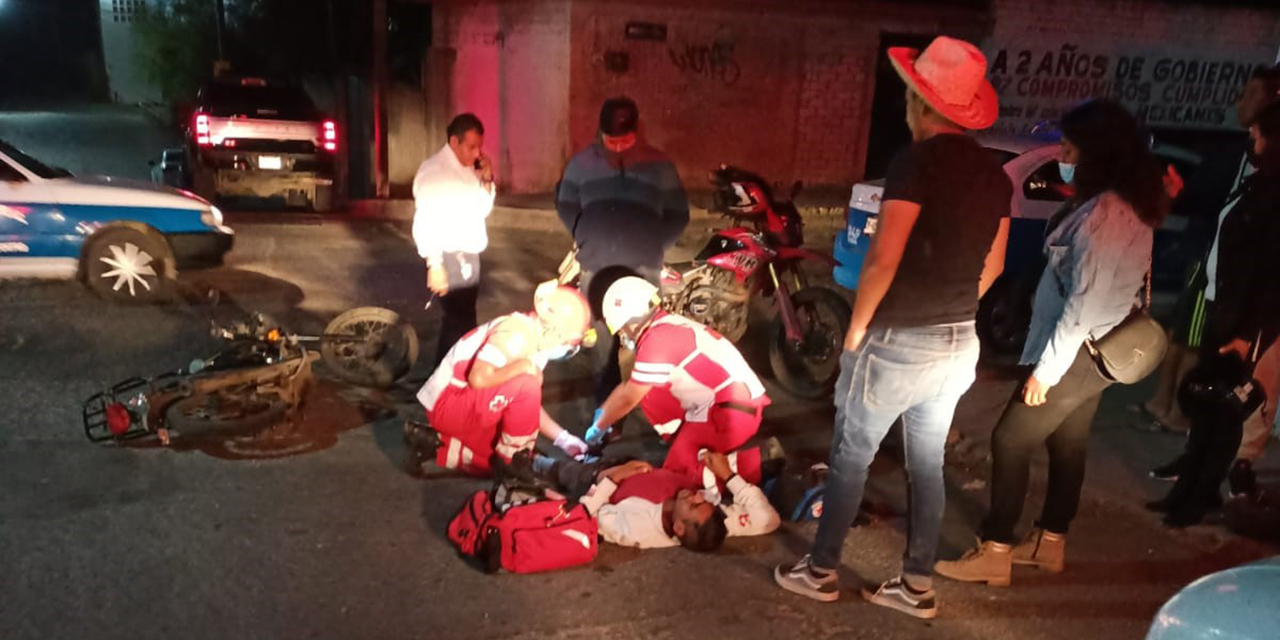 Taxista atropella a motociclista | El Imparcial de Oaxaca