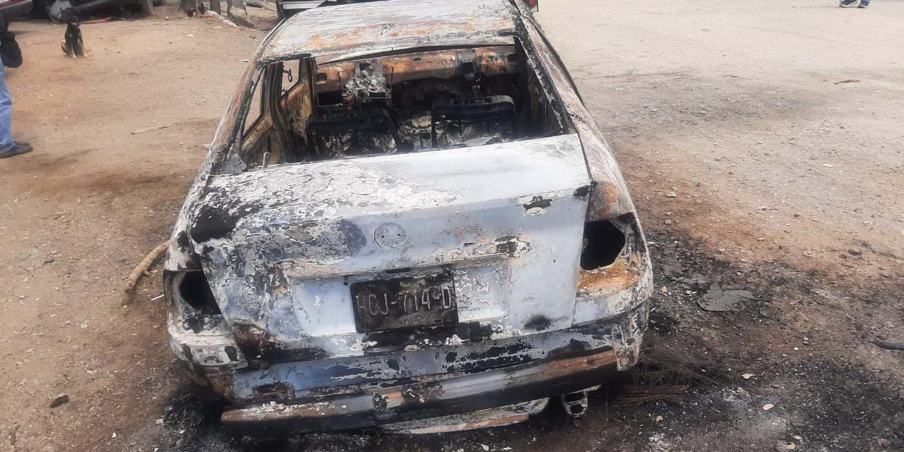 Se incendia automóvil en un taller mecánico | El Imparcial de Oaxaca