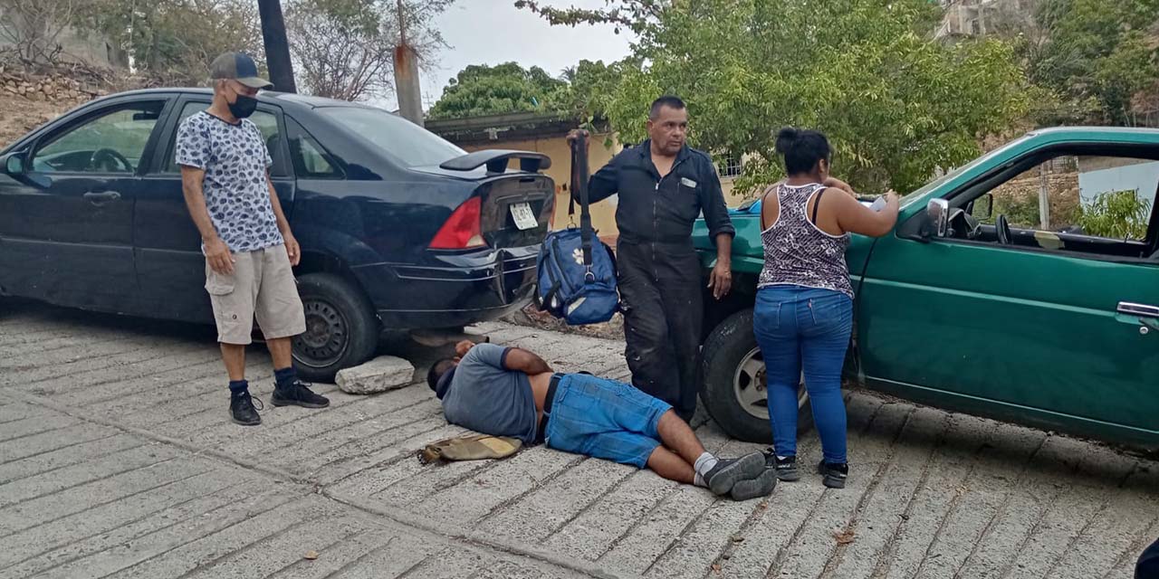 Marino resulta lesionado en choque de dos vehículos | El Imparcial de Oaxaca