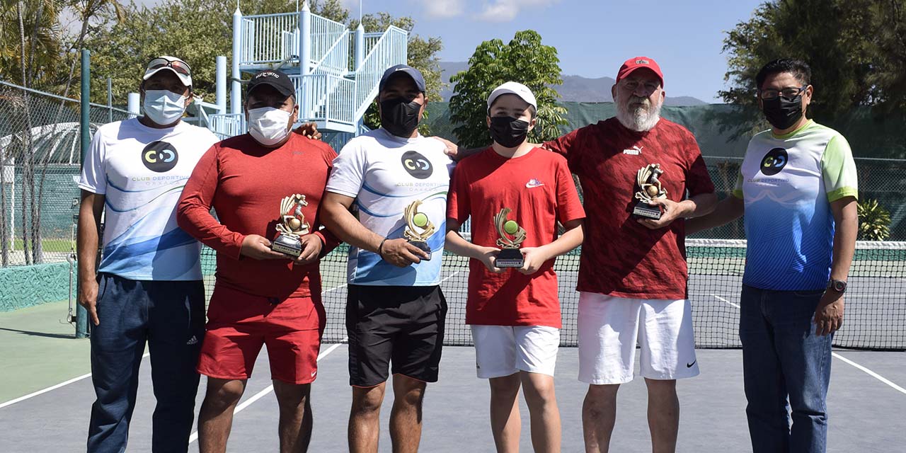 Concluyó la Liga de Tenis del Deportivo Oaxaca