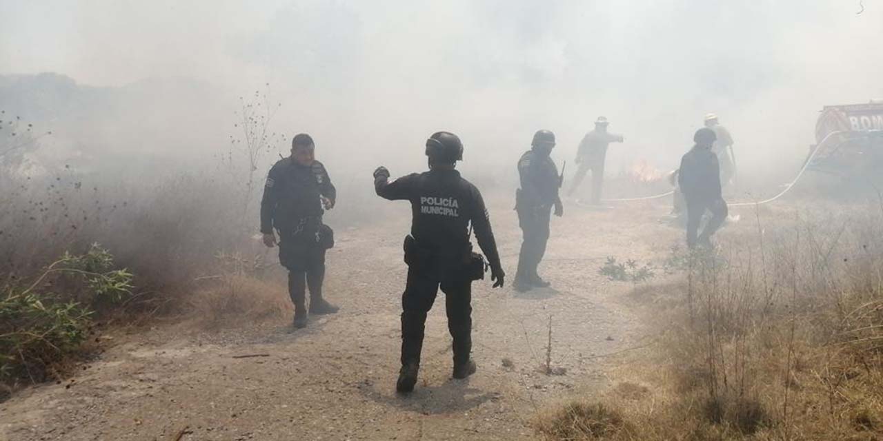 Incendio en pastizales alerta a vecinos | El Imparcial de Oaxaca