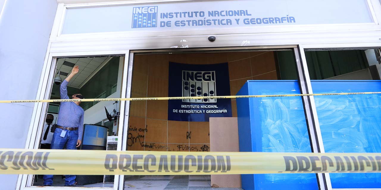 Alista INEGI denuncia penal por daños a su inmueble | El Imparcial de Oaxaca