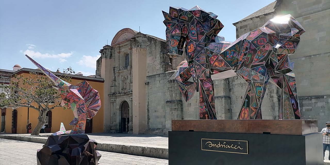Andriacci reinstala sus esculturas en el centro