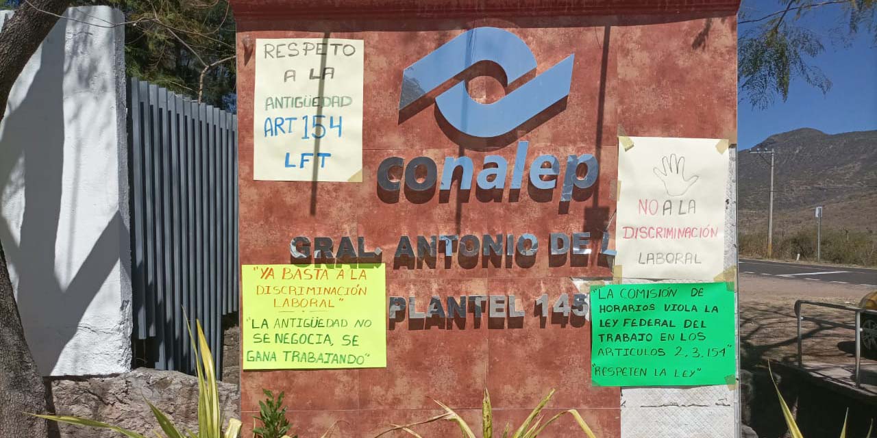 Ignora Conalep peticiones de sindicalizados del plantel 145 | El Imparcial de Oaxaca