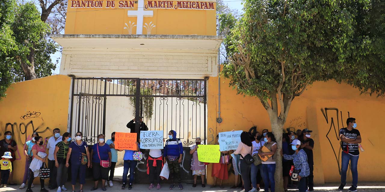 En Mexicápam denuncian irregularidades en panteón | El Imparcial de Oaxaca