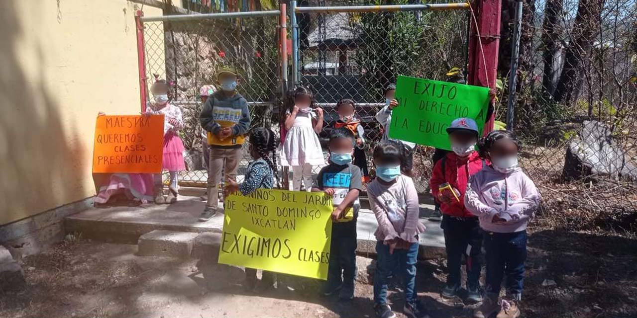 Piden a S-22 autorizar clases presenciales en Santo Domingo Ixcatlán | El Imparcial de Oaxaca
