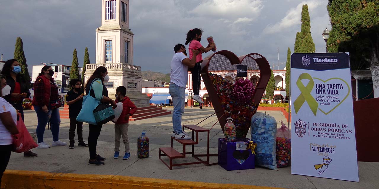 Recolectan tapas para ayudar a niños con cáncer en Tlaxiaco | El Imparcial de Oaxaca
