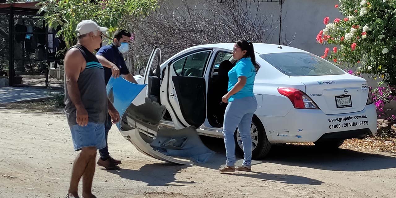 Fuerte percance deja daños materiales | El Imparcial de Oaxaca