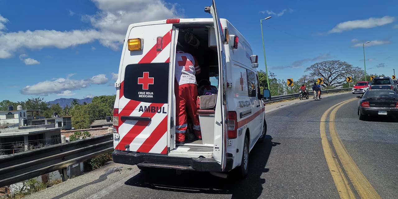 Se registra otro accidente de motociclista en Curva Peligrosa