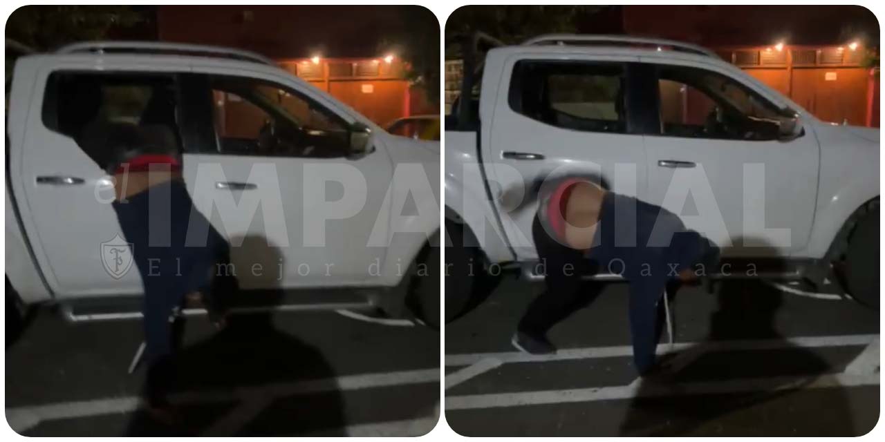 Capta video a ladrón que escapa del interior de una camioneta luego de dar cristalazo en la Colonia Reforma | El Imparcial de Oaxaca