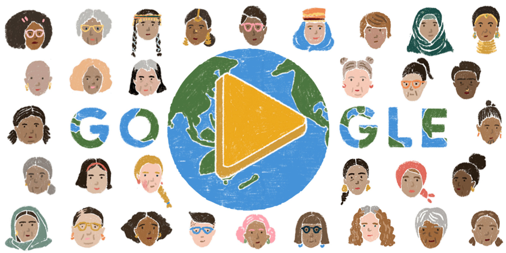 Google rinde homenaje a las mujeres del mundo en su doodle | El Imparcial de Oaxaca