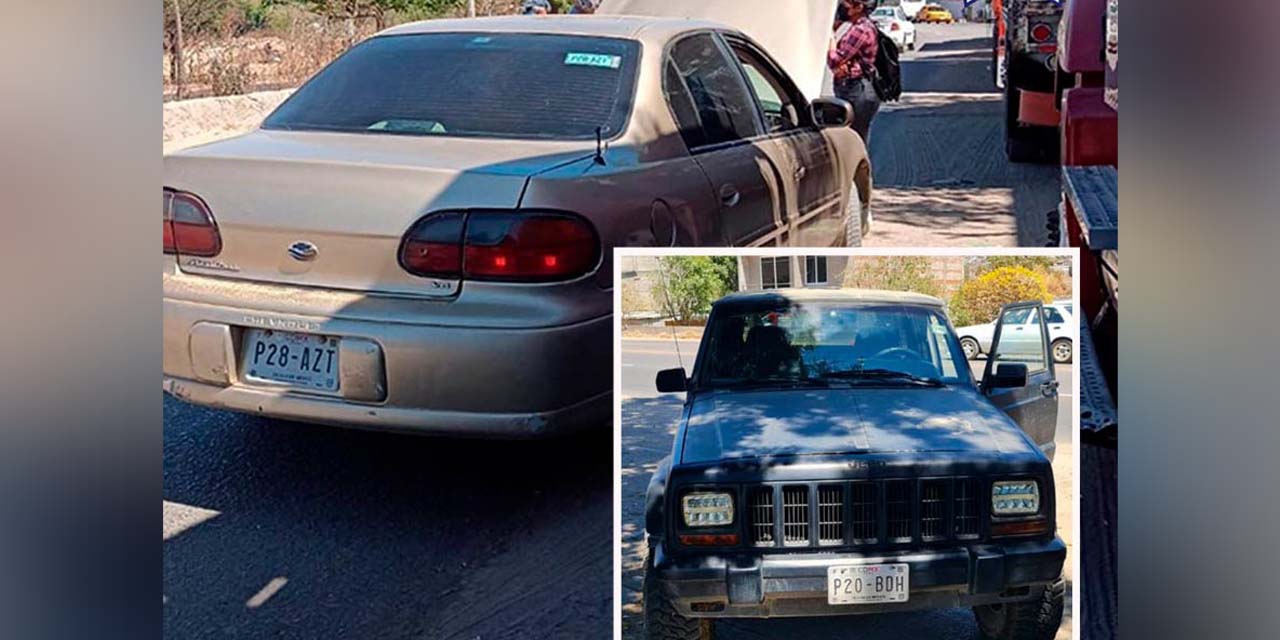 Asegura vehículos con placas robadas y clonadas | El Imparcial de Oaxaca