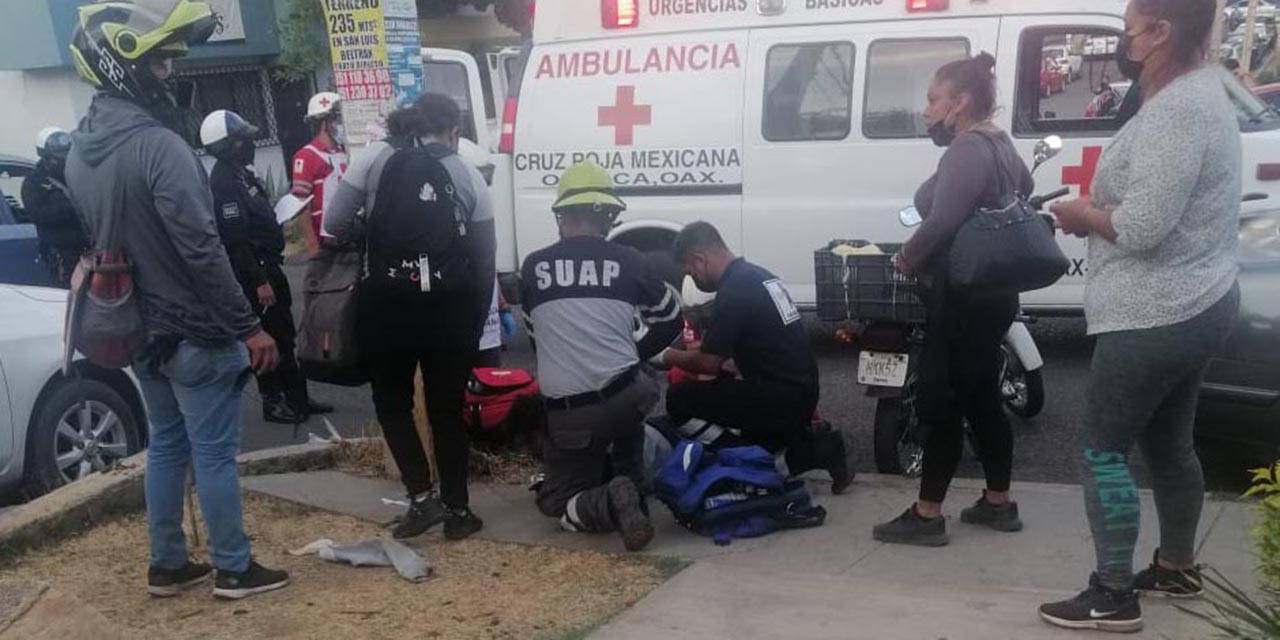 Conductor arrolla a motociclista | El Imparcial de Oaxaca