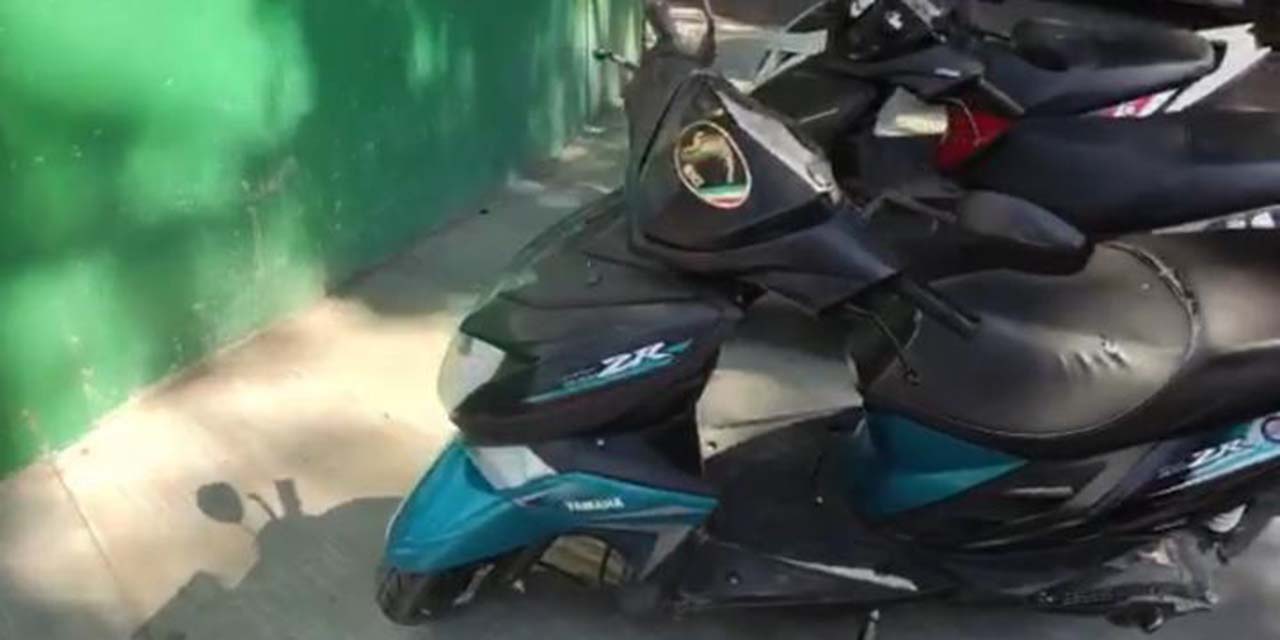 Roban motoneta con lujo de violencia