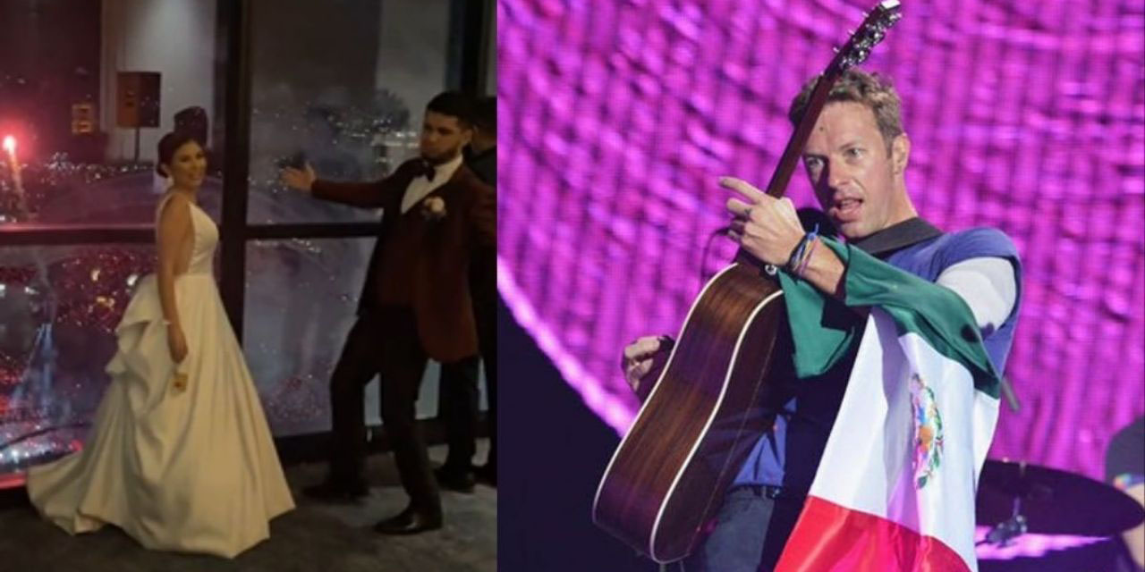 Pareja “recibe” concierto sorpresa de Coldplay el día de su boda | El Imparcial de Oaxaca