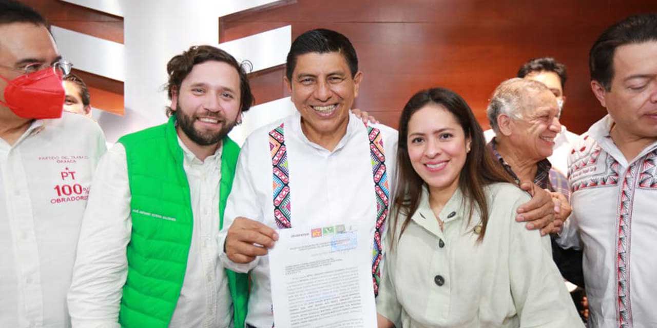 Juntos salvaremos Oaxaca, ofrece Jara al registrarse