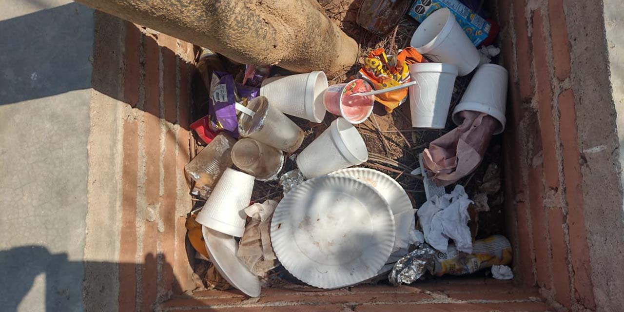 Ciudadanos inconscientes siguen tirando basura en espacios públicos | El Imparcial de Oaxaca