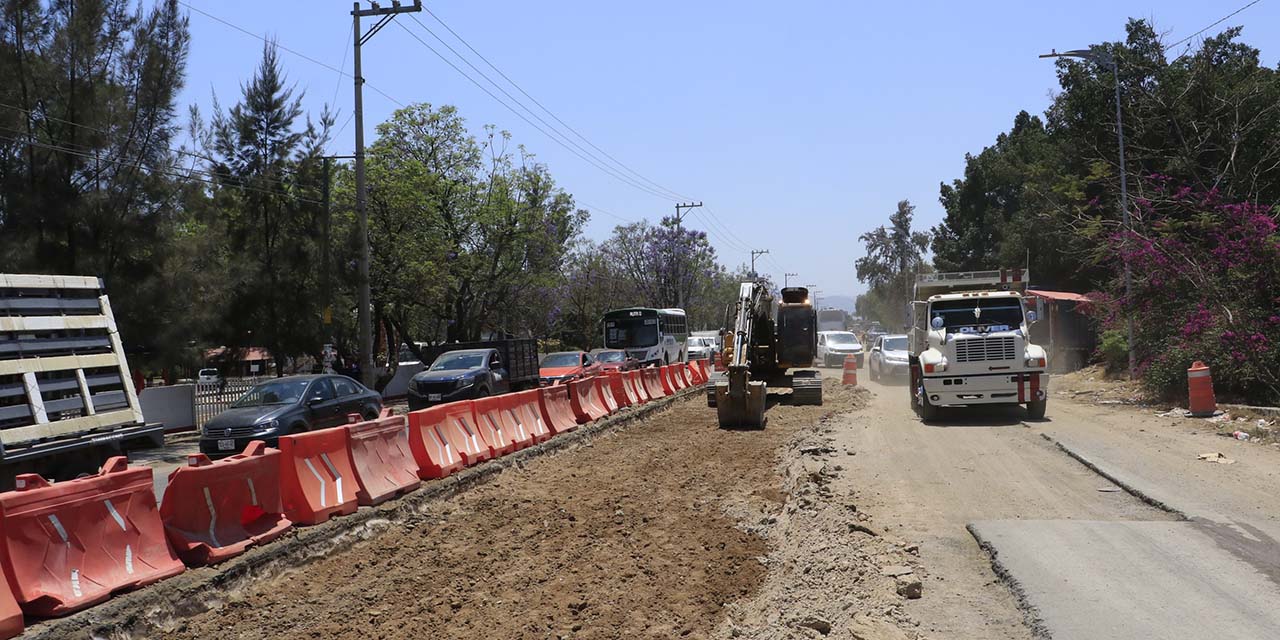 Obras colapsan vialidades en Circuito Interior y Periférico | El Imparcial de Oaxaca