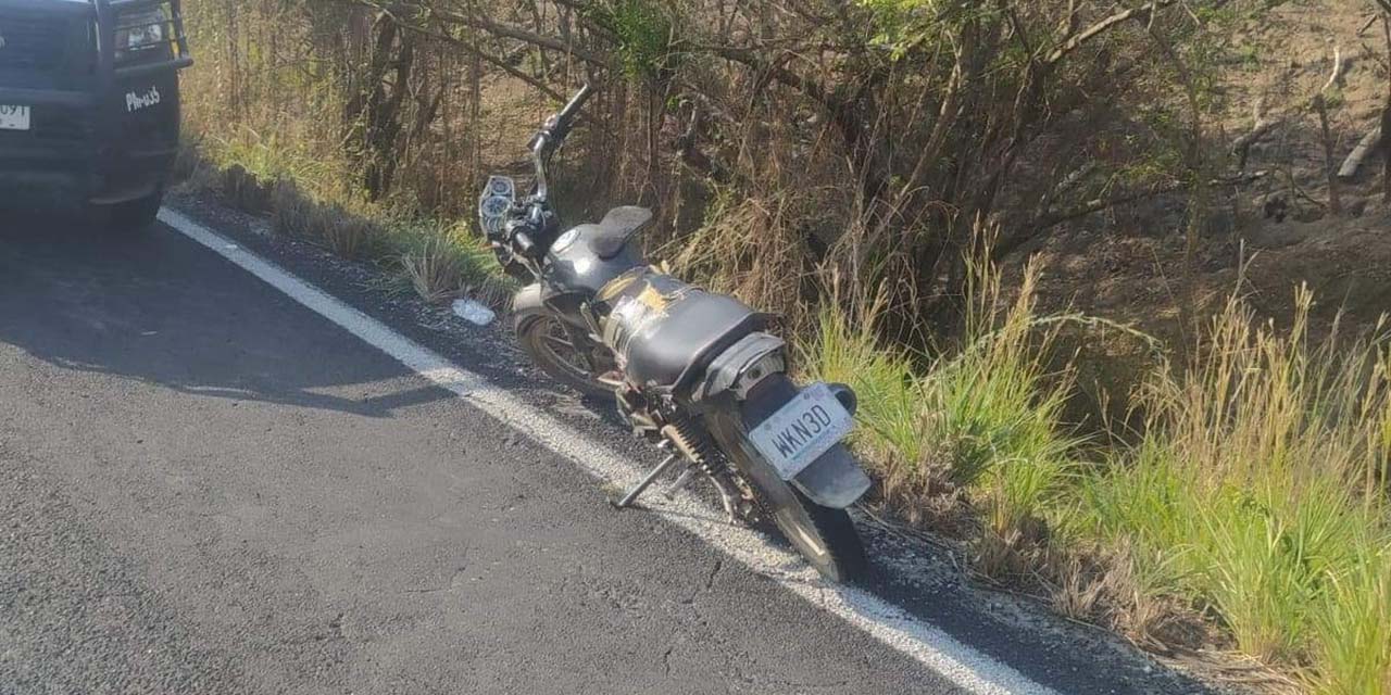 Abandona su moto tras protagonizar accidente | El Imparcial de Oaxaca