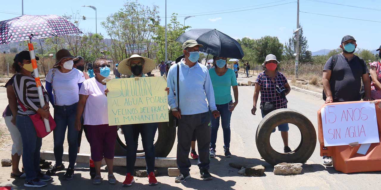 Vecinos del Manantial paran obras del Circuito Interior | El Imparcial de Oaxaca
