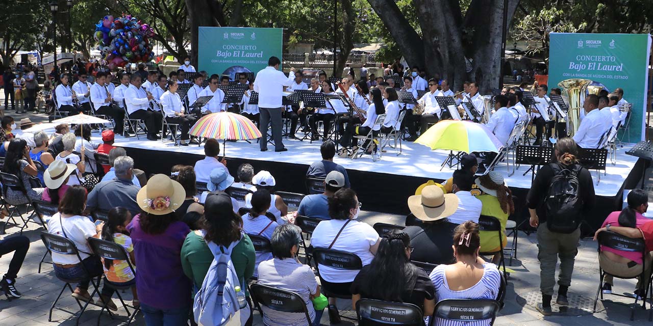 Más de dos años después, vuelven los conciertos “Bajo el laurel” | El Imparcial de Oaxaca