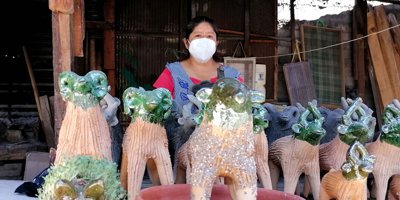 Figuras con germinado de chía se sobreponen a la pandemia | El Imparcial de Oaxaca
