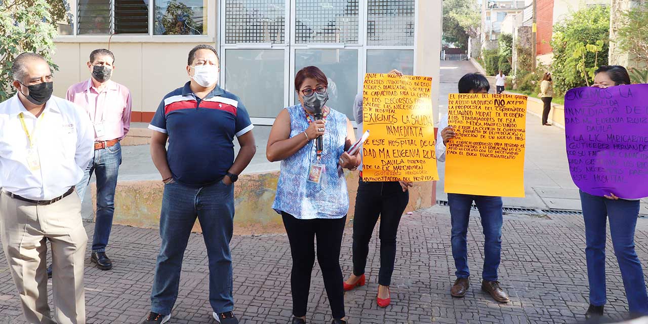 Rechazan traslado de personal al Hospital de la Mujer y el Niño | El Imparcial de Oaxaca