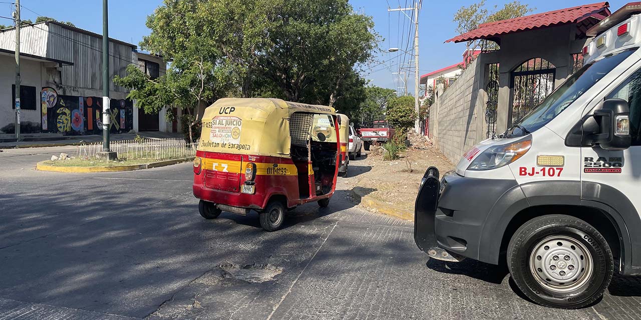 Choque de mototaxi deja una persona herida | El Imparcial de Oaxaca