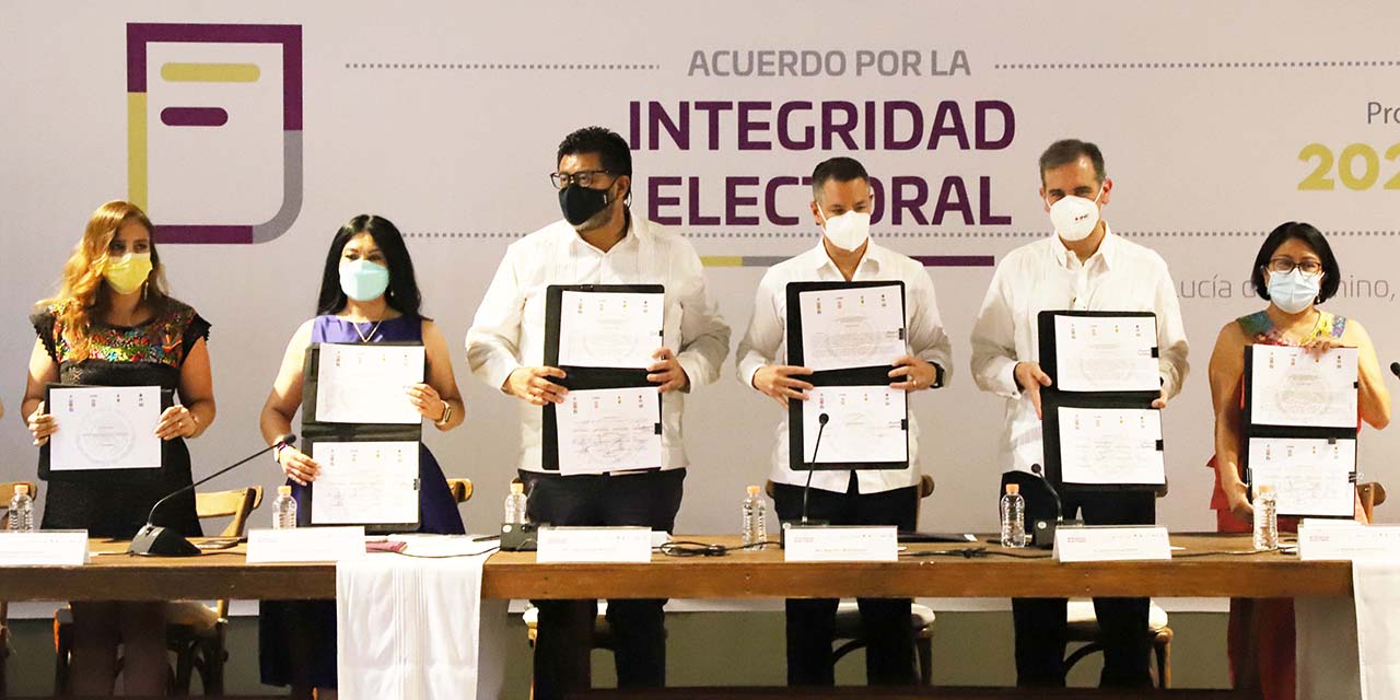 Se suman partidos al Pacto de Integridad en Oaxaca | El Imparcial de Oaxaca