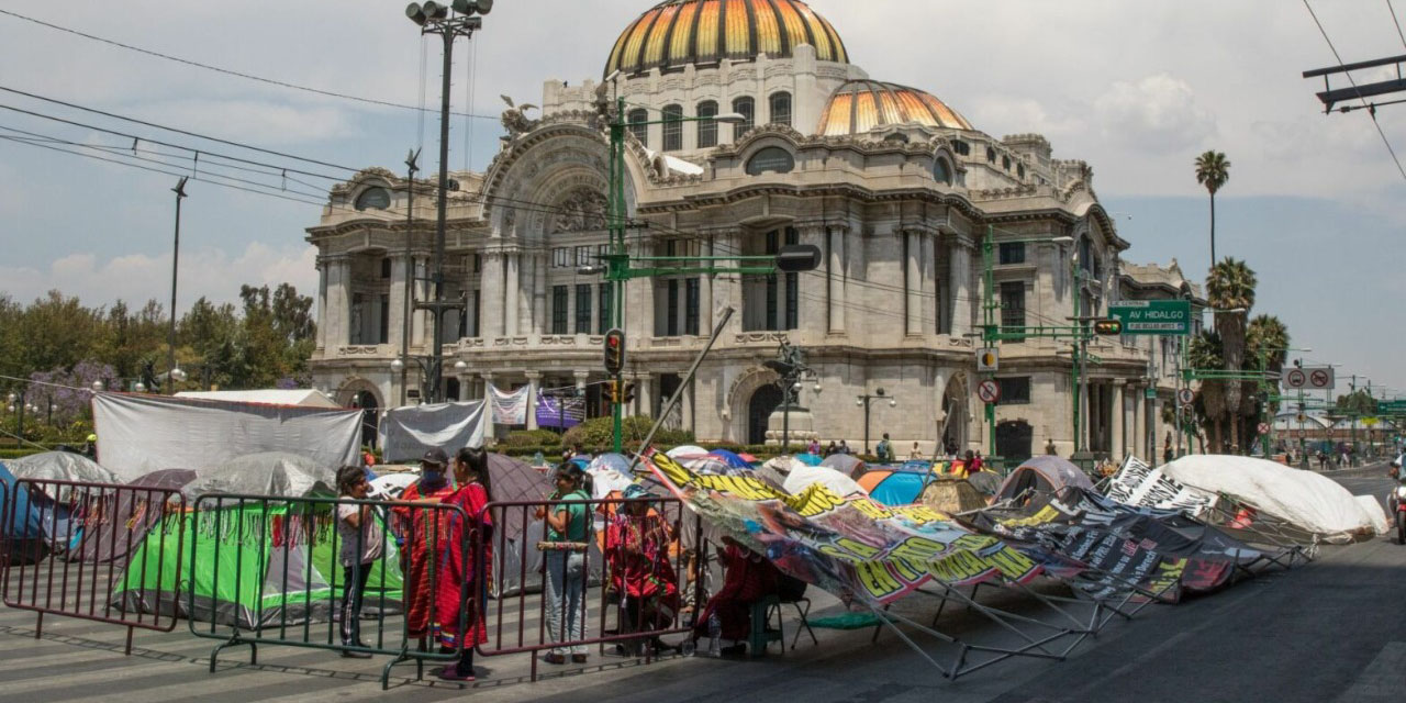 Triquis vs la CDMX, los desalojan y reubican | El Imparcial de Oaxaca