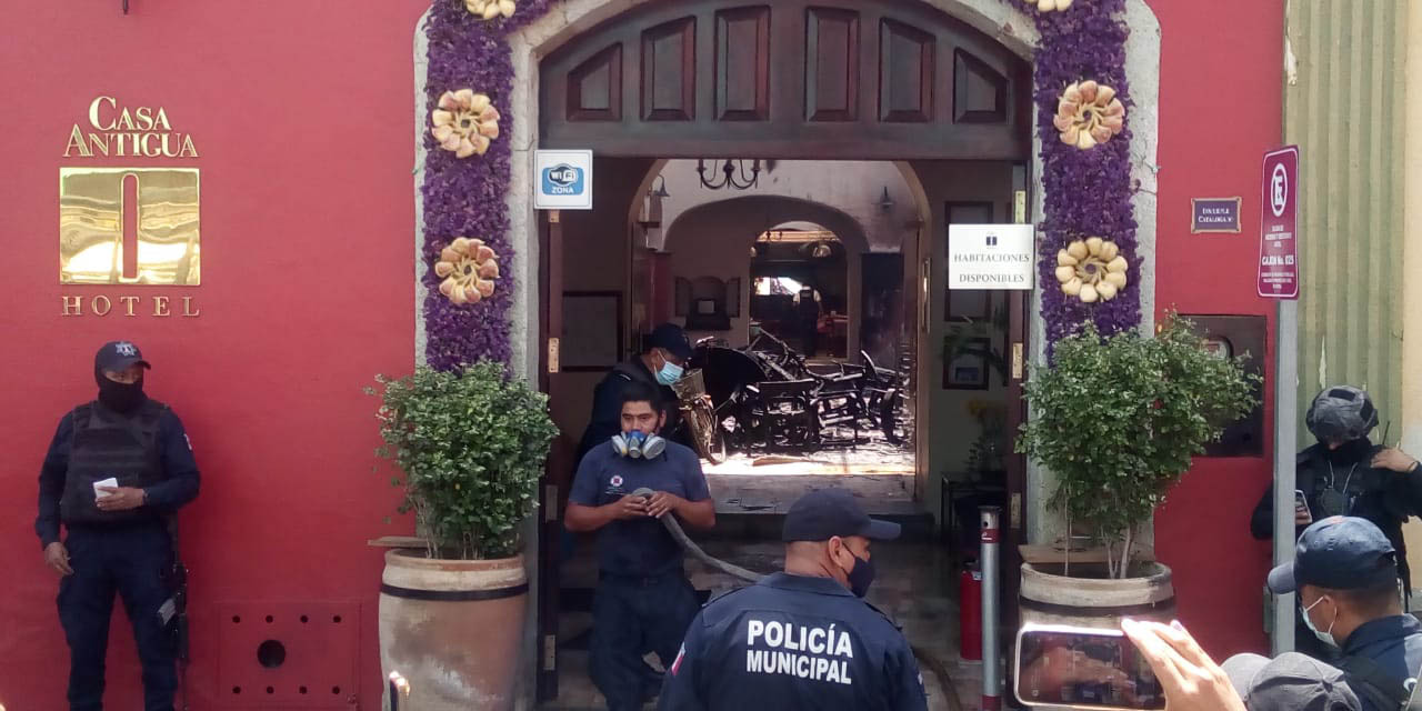 Incendio en hotel del Centro Histórico | El Imparcial de Oaxaca