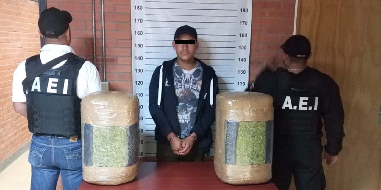 Viajaba con 30 kilos de marihuana | El Imparcial de Oaxaca