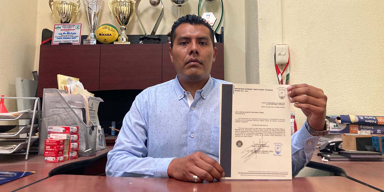 Carlos Navarro, nuevo titular de la DCFD | El Imparcial de Oaxaca