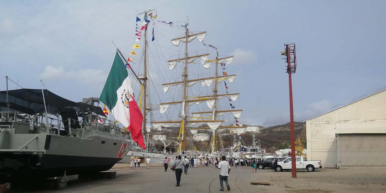 Inicia la travesía del velero Cuauhtémoc | El Imparcial de Oaxaca
