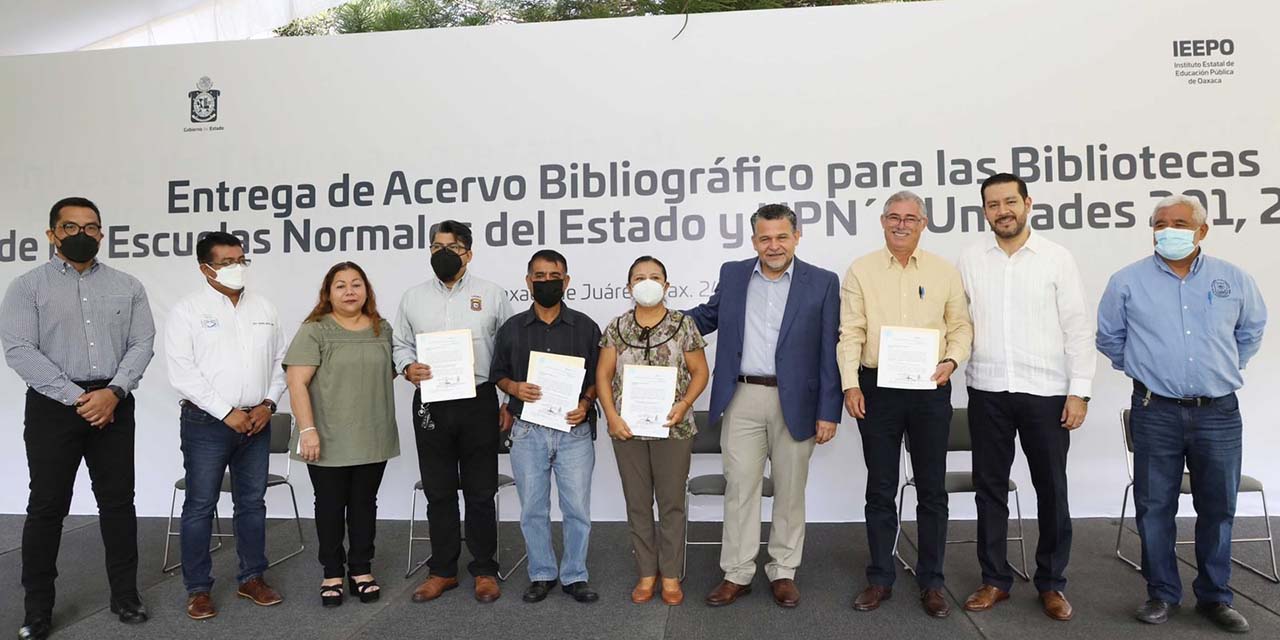 Escuelas Normales y UPN’S con nuevo acervo bibliográfico: IEEPO | El Imparcial de Oaxaca