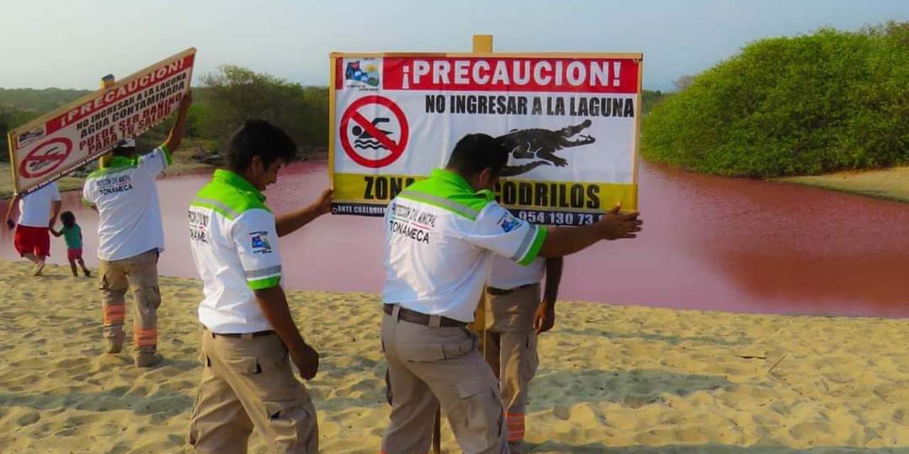 Ponen letreros de alerta en La Salina | El Imparcial de Oaxaca