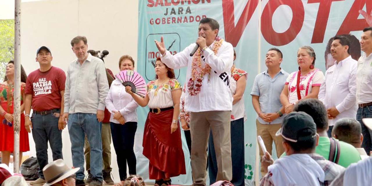 Llaman a promover y defender el voto a favor de Salomón Jara | El Imparcial de Oaxaca
