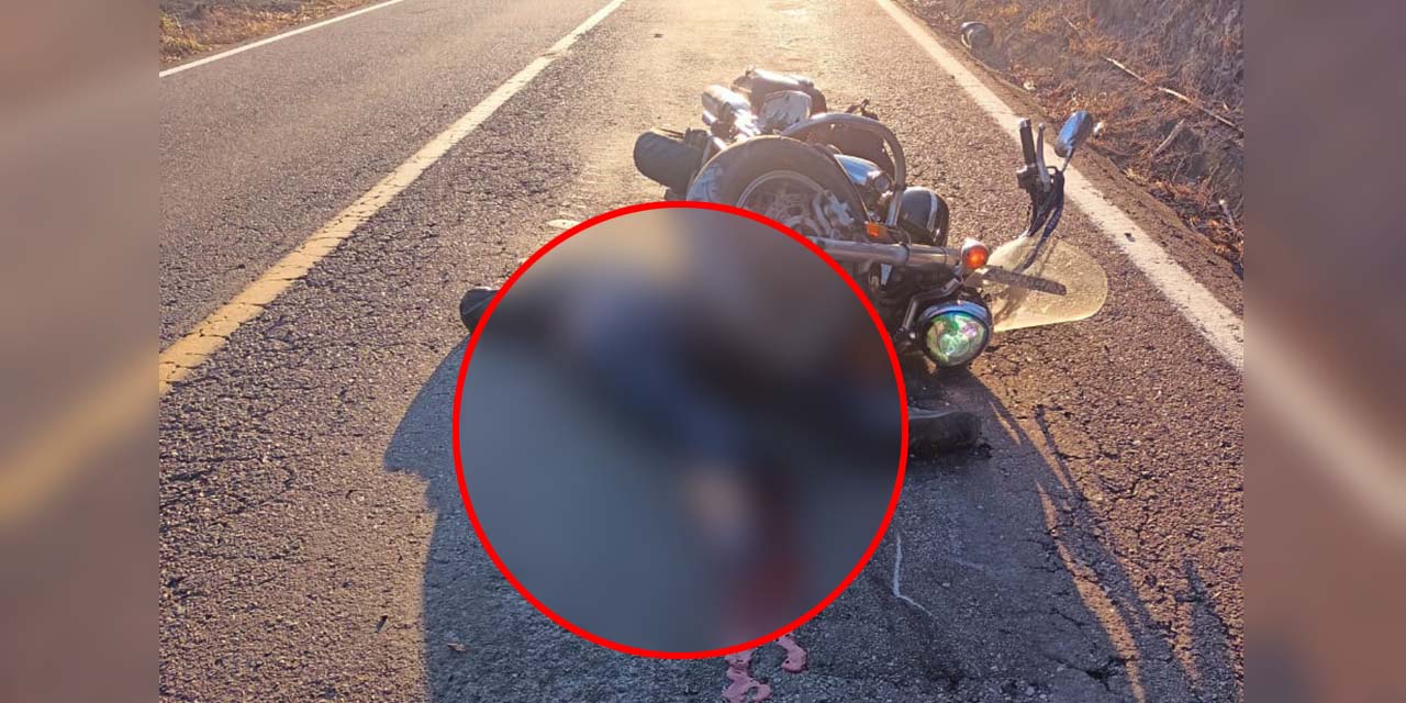 Fallece motociclista tras brutal accidente | El Imparcial de Oaxaca