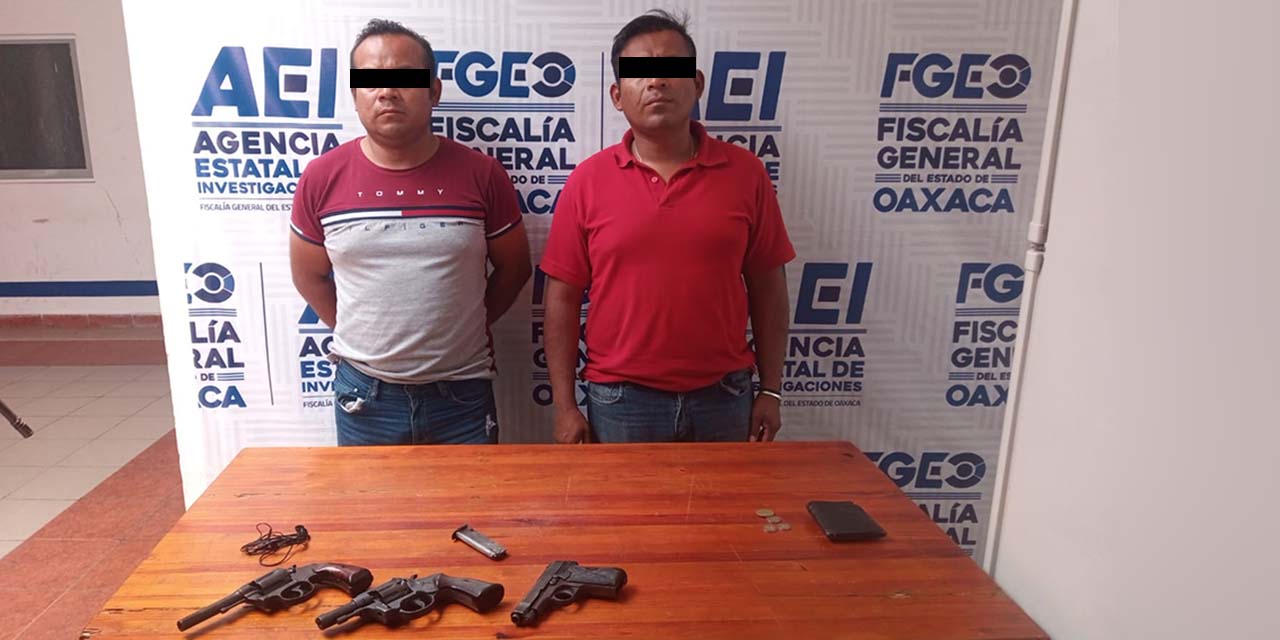 Atrapan a dos sujetos armados | El Imparcial de Oaxaca