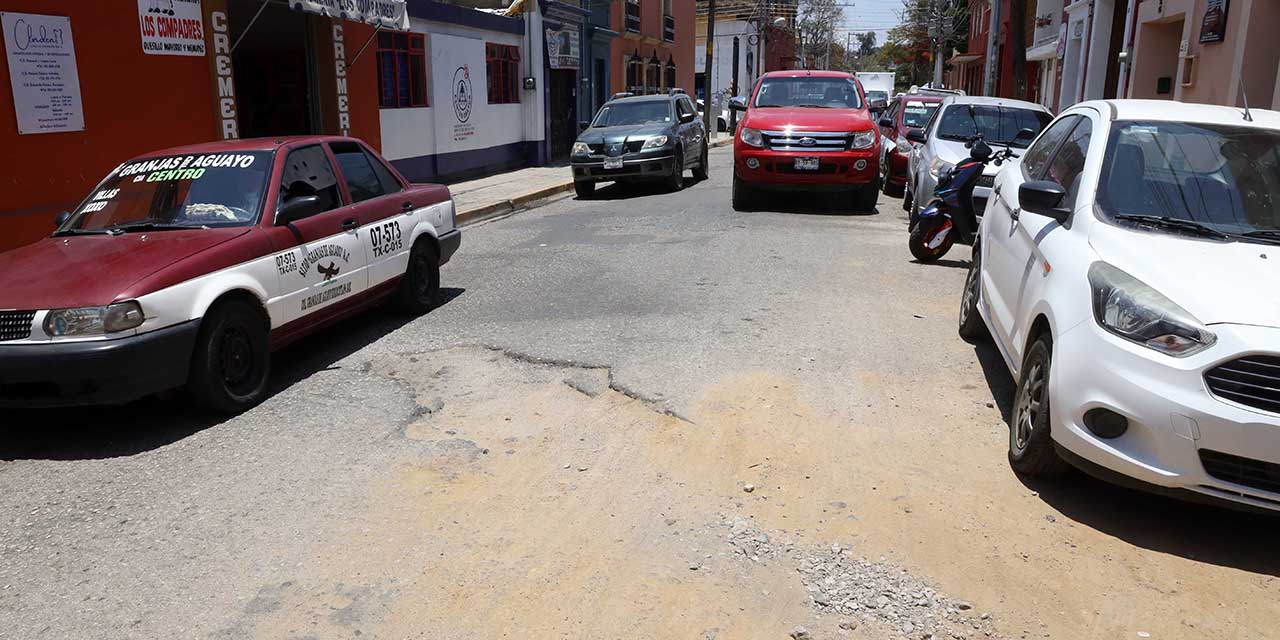 Deja Sapao “zona de guerra” en calles donde realiza obras | El Imparcial de Oaxaca