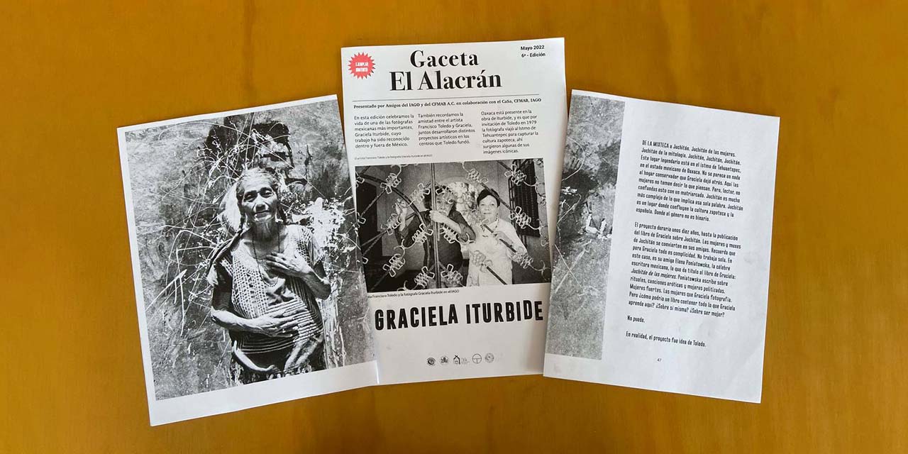 Celebran a Graciela Iturbide con gaceta y novela gráfica | El Imparcial de Oaxaca