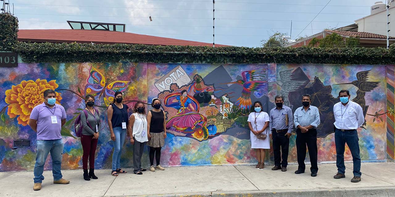 Inauguran IEEPCO mural de arte urbano en la capital | El Imparcial de Oaxaca