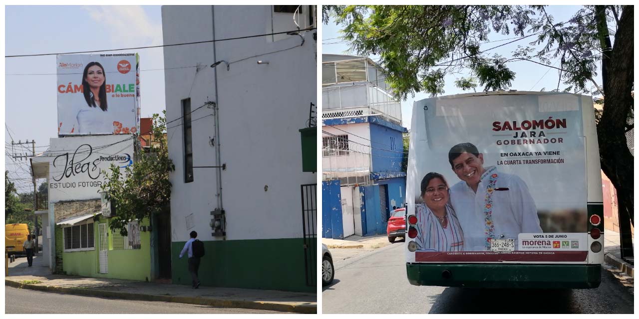 “En norma”, propaganda política en la ciudad; municipio, sin quejas | El Imparcial de Oaxaca