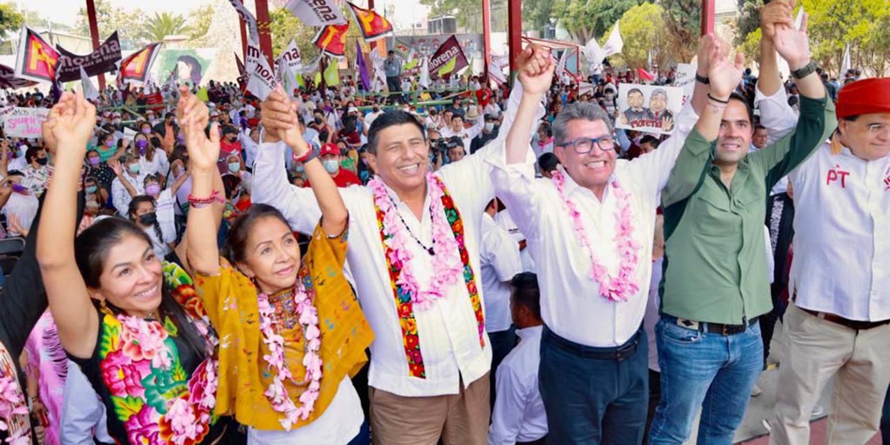Las y los oaxaqueños votarán para mandar al basurero de la historia al PRI y al PAN: Jara | El Imparcial de Oaxaca