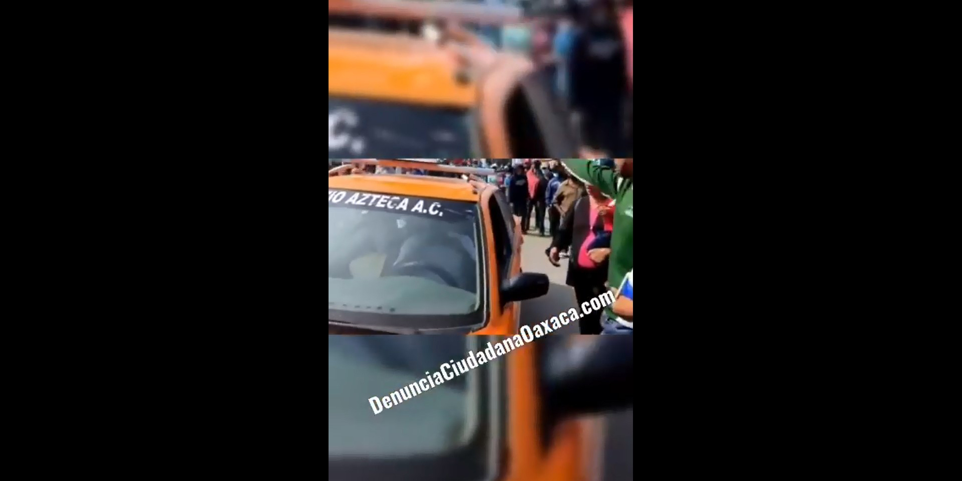 Viral: Taxista se enfrenta contra multitud | El Imparcial de Oaxaca