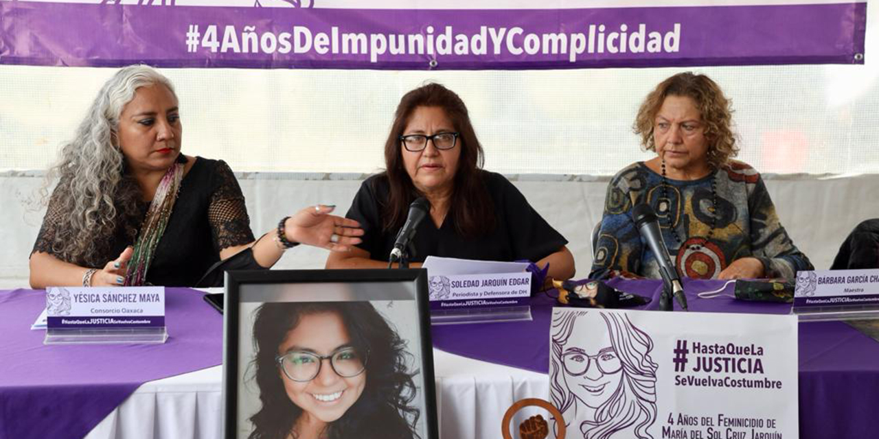 4 años de impunidad y corrupción en caso de María del Sol | El Imparcial de Oaxaca
